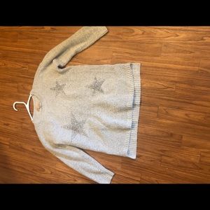 Philosophy Grey Star Sweater